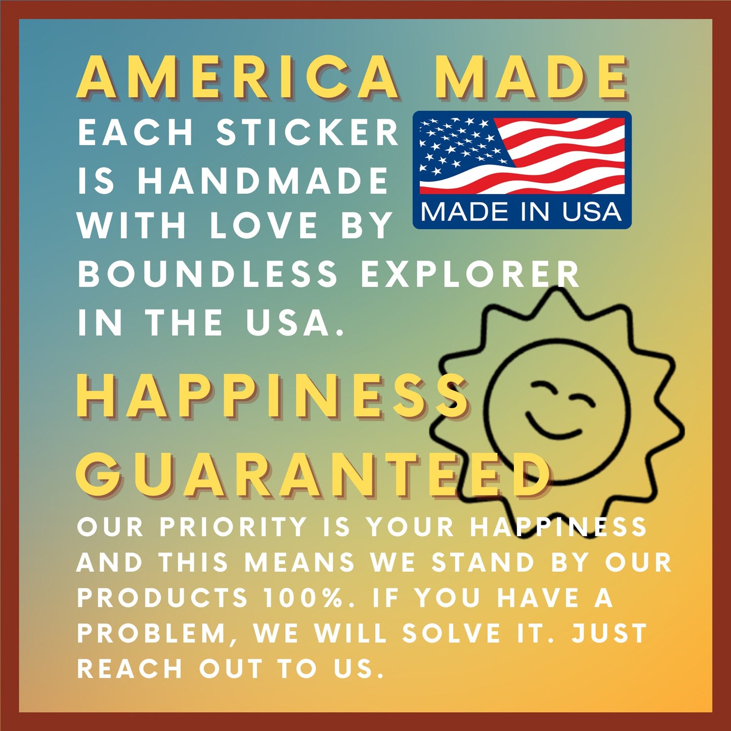 Yosemite Half Dome National Park Sticker: Waterproof Vinyl Decal for Water Bottle, Laptop, Car